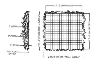 vistafolia panel specification and cad files